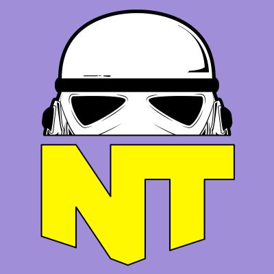 Old NowThis Gaming avatar: a helmet over a yellow NT.